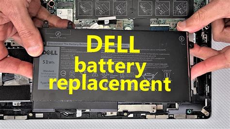 How to replace a Dell Laptop Battery .
